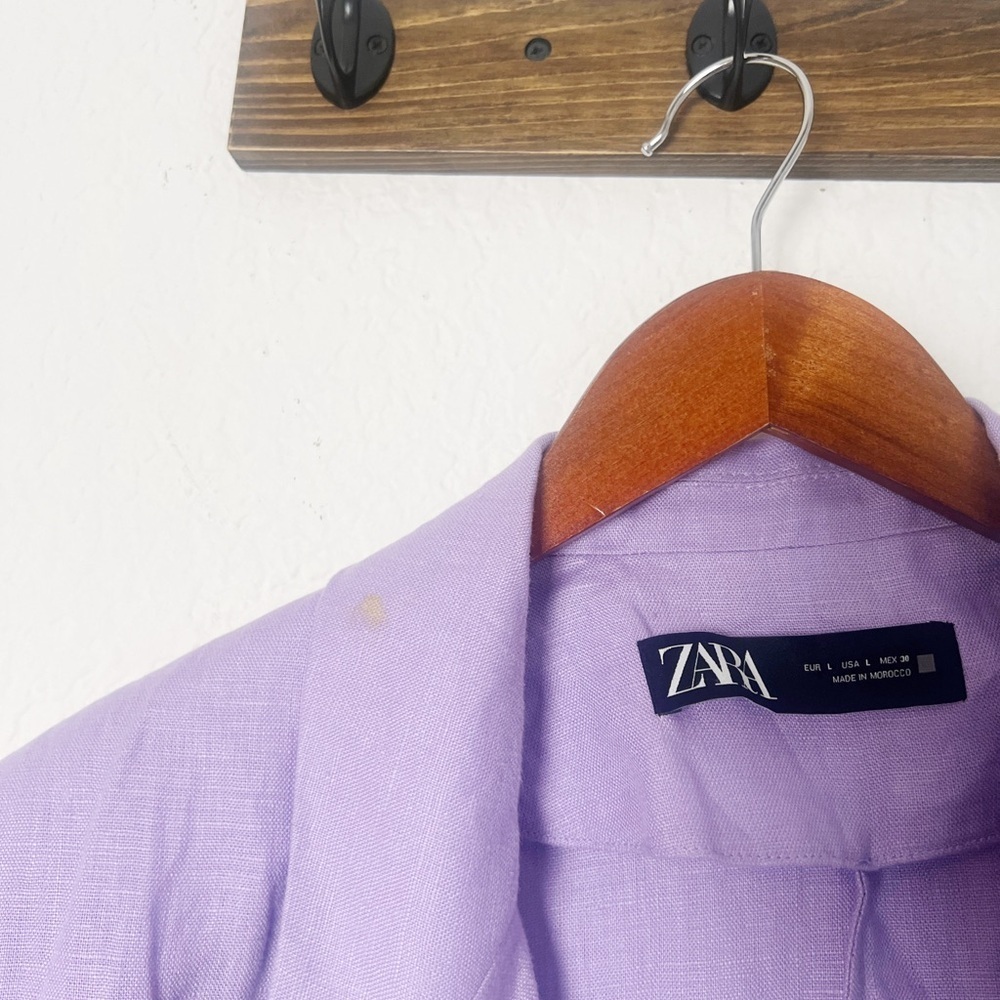 Zara Purple Blazer - Picture 8 of 11